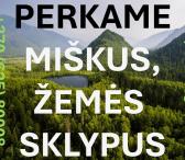 Perkame miškus, žemės sklypus-0