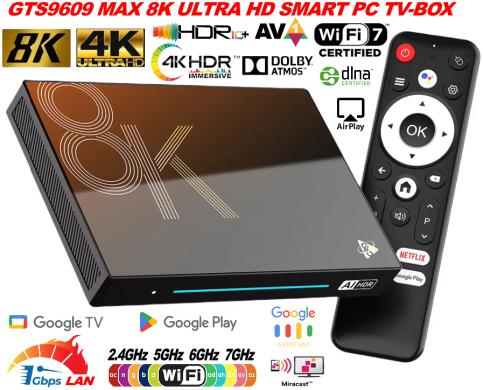 NAUJAS! 8K ULTRA MAX TV-BOX-VIRŠ 1000 GOOGLE TV-KANALŲ NEMOKAMAI!-0