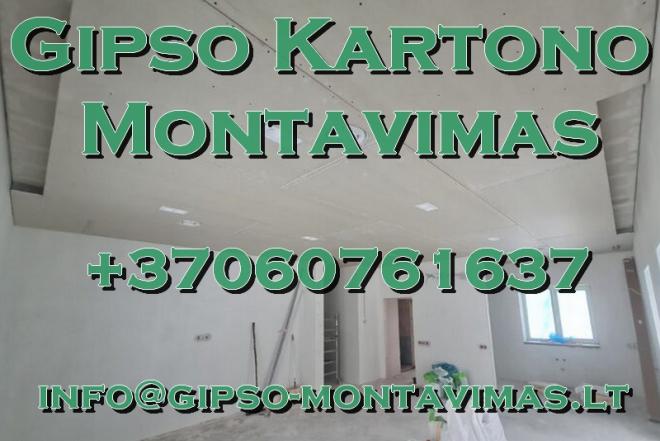 Gipso kartono montavimas - gipso-montavimas.lt-0