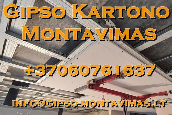 Gipso kartono montavimas - gipso-montavimas.lt-0