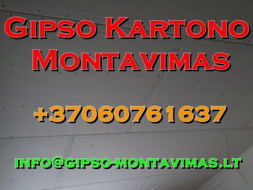 Gipso kartono montavimas - gipso-montavimas.lt-0