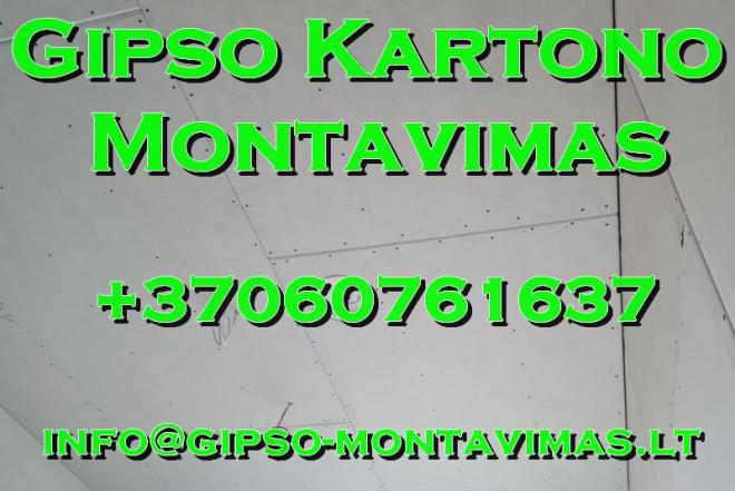 Gipso kartono montavimas - gipso-montavimas.lt-0