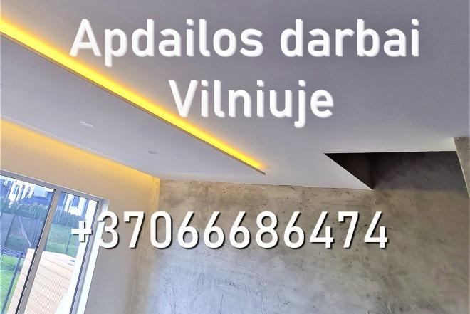 Apdailos darbai Villniuje be tarpininkų - Apdailos-Darbai.com-0