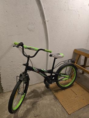 Vaikiškas dviratis Mexller BMX 20 žalias dviratis. Labai mažai naudotas-0