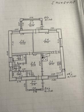 Namas 104.42 m² Vilkaviškio Rajone, Su Ūkiniais Pastatais,Dideliu Sklypu-2